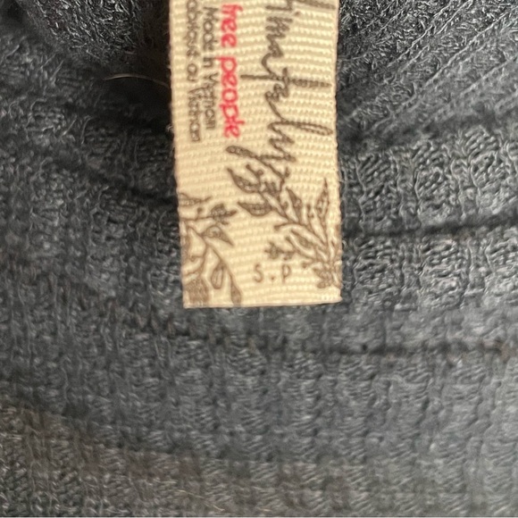 Free People Make It Easy Thermal Top in Black S - Picture 12 of 15